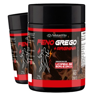 2x Fe.no Gre.go 500mg c/ Vitaminas Minerais Arginina 60caps Bem estar Equilíbrio Nutricional em Oferta na Shopee