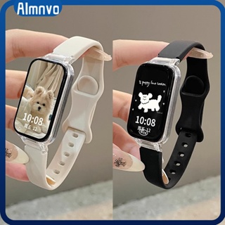 Capa Capinha Transparente De Pulseira Silicone Para Relógio Smartwatch Xiaomi Mi Band 9 Active/8 Active/Redmi Band 3/2 em Oferta na Shopee