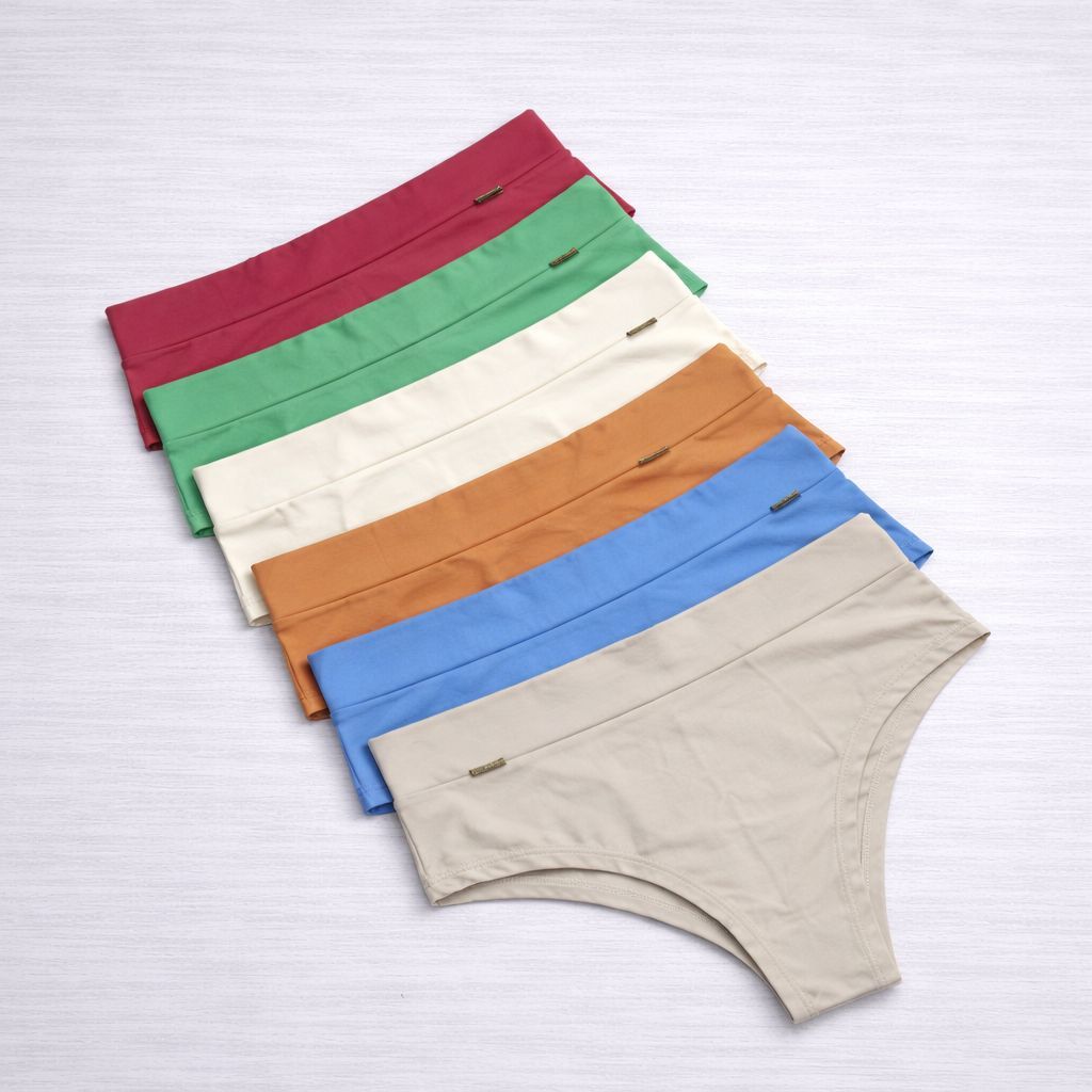 Kit de Calcinha Conforto cós Médio Lateral Larga Moda íntima Academia kits com 2,3,5,7 ou 10 pç