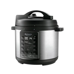 Panela de Pressão Elétrica 6L Dako Digital Preta e Inox Cozinha Rápida e Segura