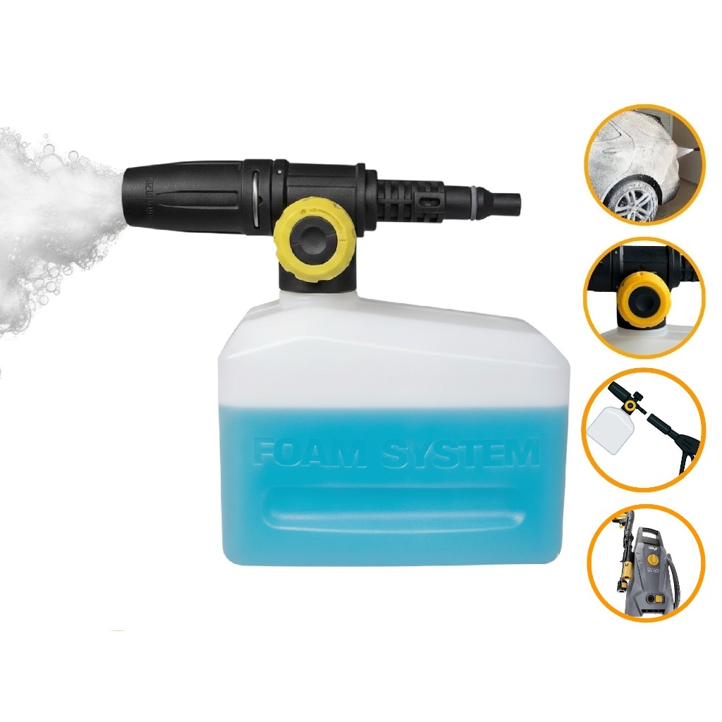 Canhão Espuma Snow Foam Difusor Aplicador Detergente Espuma Wap WL 1820 Ultra Lavadora Alta Pressão