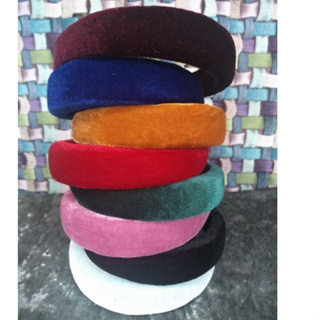 tiara com espuma  veludo blogueira 1 unidade em Oferta na Shopee