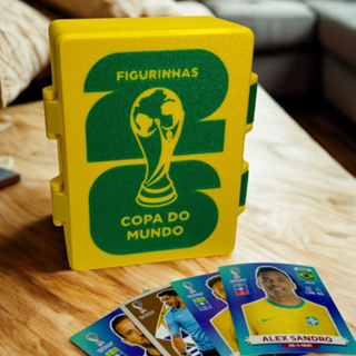 Case para Figurinhas da Copa 2026 - Estojo 3D porta figurinhas organizador em Oferta na Shopee