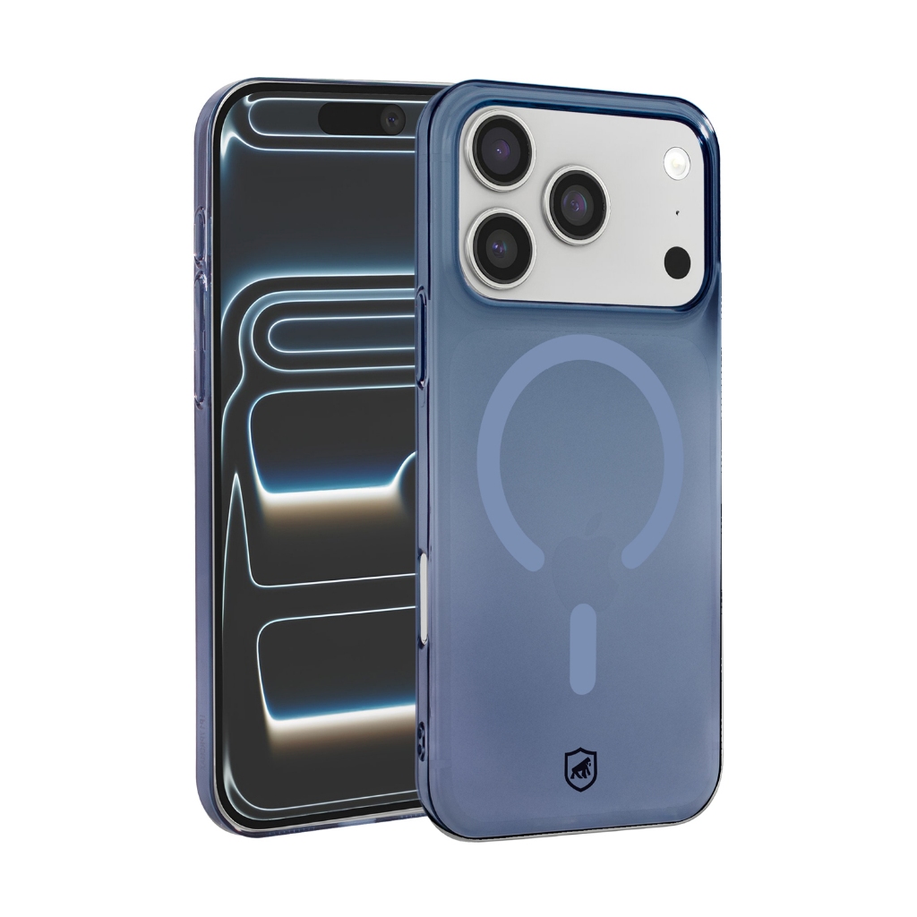 Capa case capinha para iPhone 17 Pro - Crystal Slim Magsafe - NÃO AMARELA - Azul - Gshield