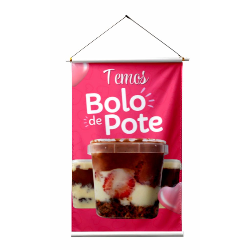 BANNER ARTE PRONTA - BOLO DE POTE ROSA