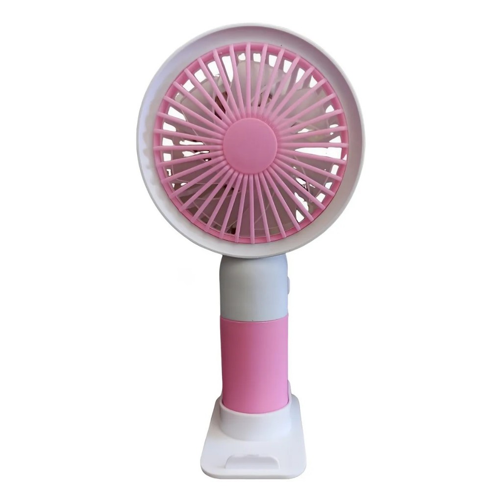 Mini Ventilador Portátil com Suporte para Celular e Bateria Recarregável em Oferta na Shopee