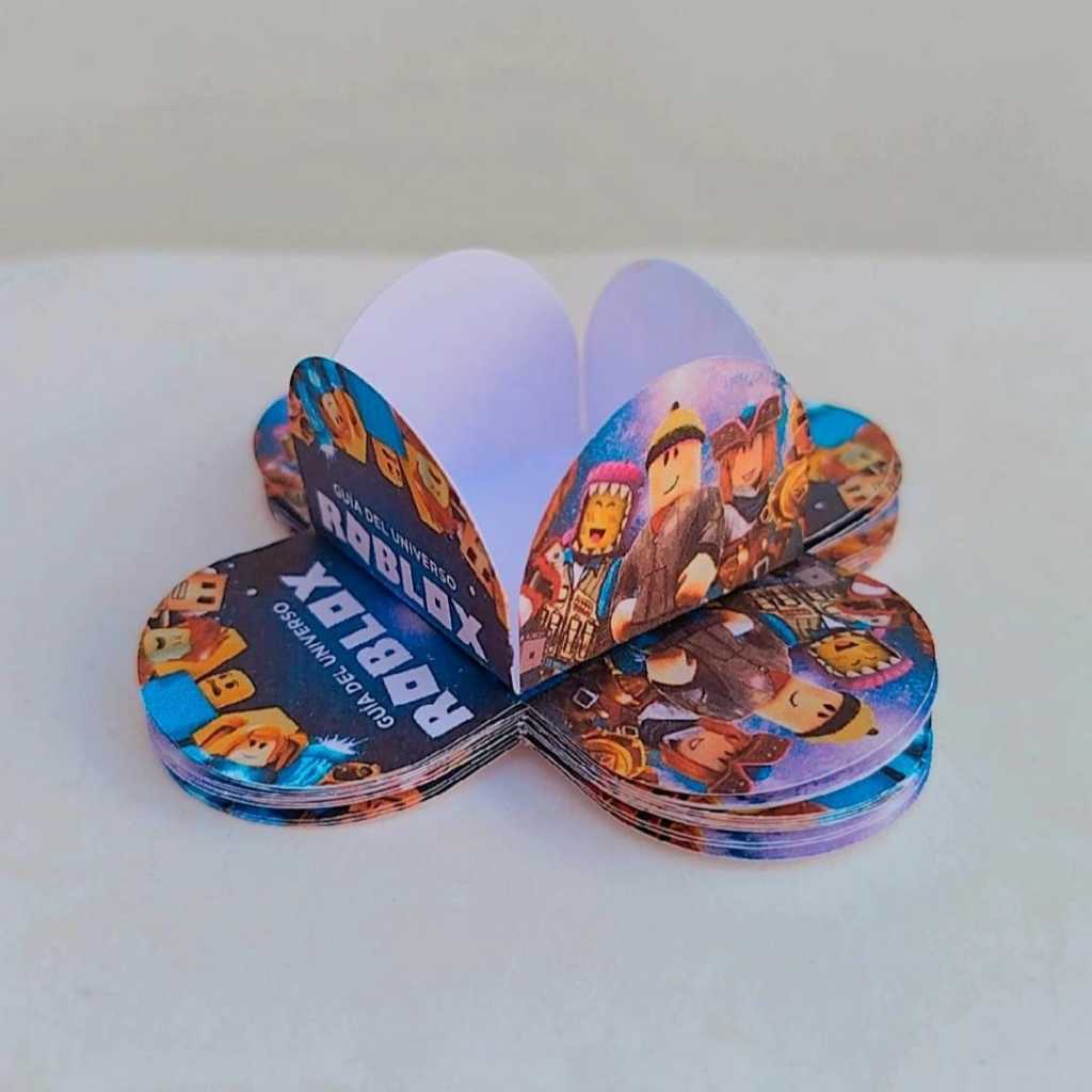 100 Forminhas para Doces Personalizadas 4 Pétalas ROBLOX Infantil Aniversário Lembrancinha Brigadeiro