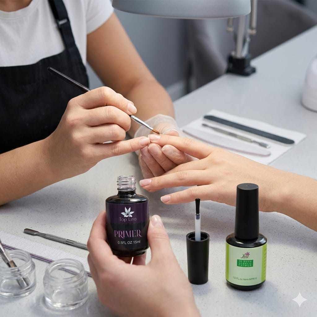 Primer Em Gel Lírio 14ml Uv Unhas Fortalecedora Gel Acrigel ~ H&N BAZAR ~