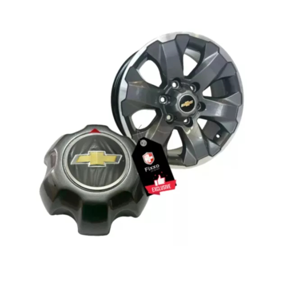 Kit 2 Calotas Da Roda S10 Aro 18 2020 2021 2022 2023 2024 25.