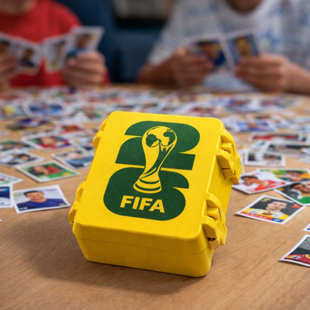 Case Figurinhas Porta Figurinhas Case Caixa Album Copa Do Mundo 2026