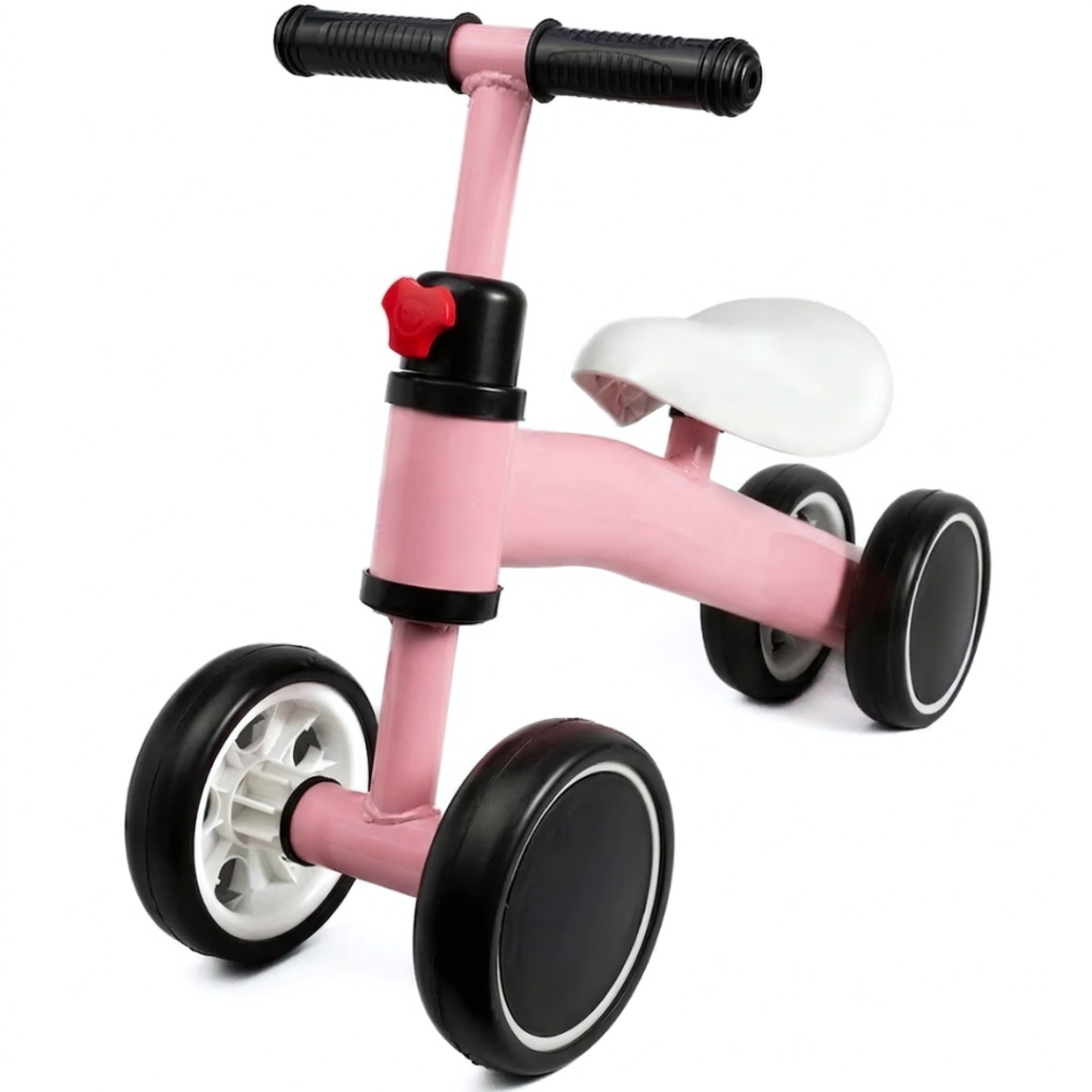 Bicicleta bike de Equilíbrio Bebês Crianças Andador baby Infantil Sem Pedal 4 Rodas - quadriciclo seguro estabilidade