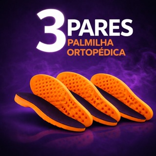 KIT 3 PARES PALMILHA ORTOPÉDICA EM GEL ANATÔMICA PARA ESPORÃO E DORES NOS PÉS em Oferta na Shopee