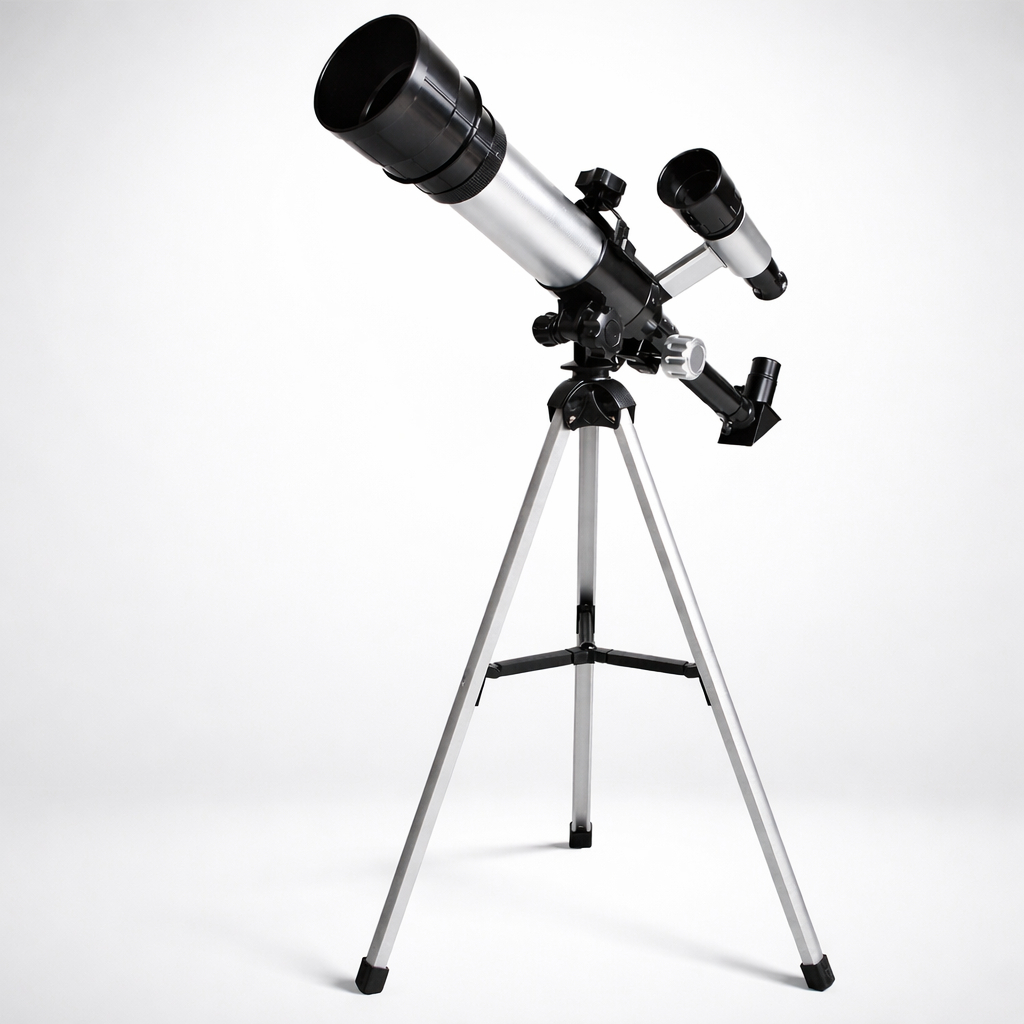 Telescopio Astronomico 60x Com Tripé Ajustavel Luneta Para Ver Lua Estrelas