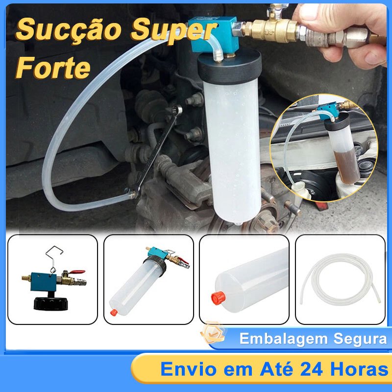 Kit Ferramenta Troca Fluido Freio e Embreagem Hidráulica Sangrador Carro Motocicleta em Oferta na Shopee