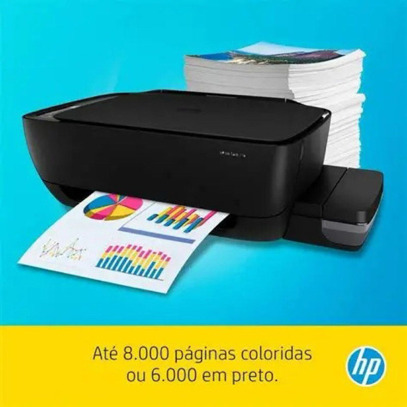 Impressora Multifuncional HP Ink Tank 316 Colorida Wi-Fi – Tanque de Tinta Econômica