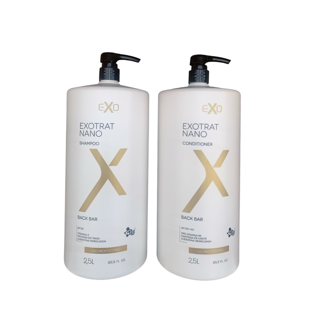 Exotrat Nano Shampoo 2,5L + Condicionador 2,5L Exo Hair