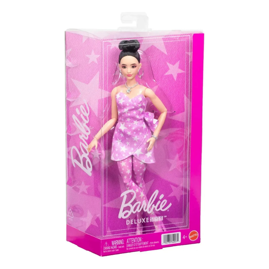 Boneca Barbie Fashionista Deluxe Style Cabelo Preso - Mattel Jjn71
