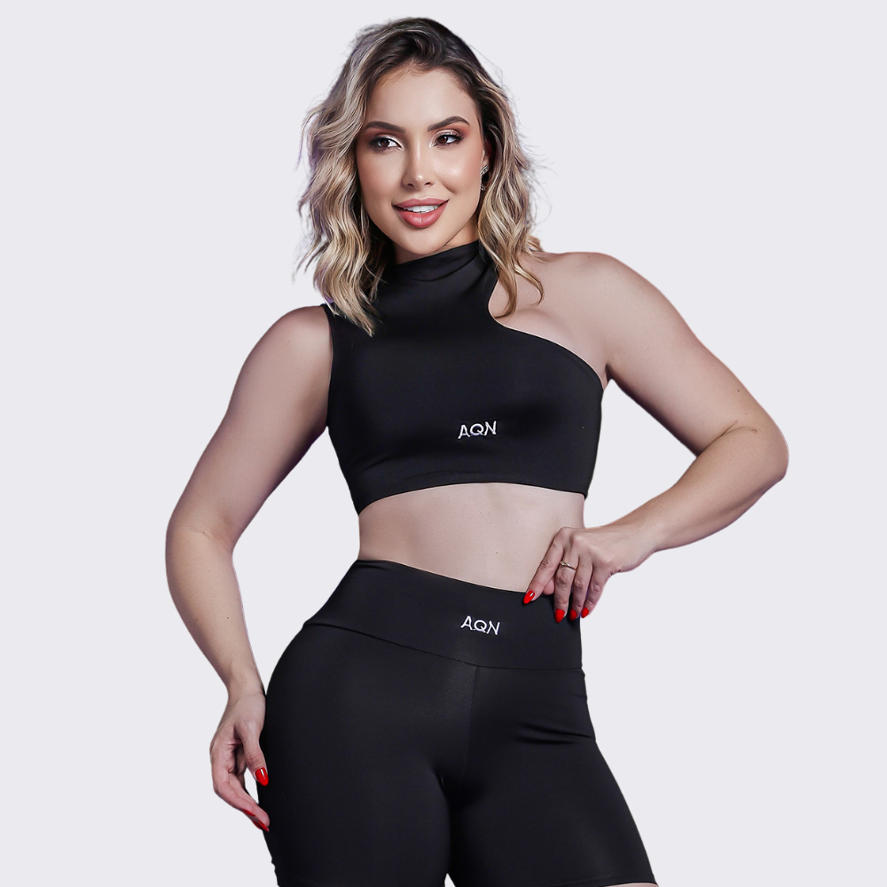 Imagem Cropped Embutido Preto Lux Fitness Academia  AQN SPORT