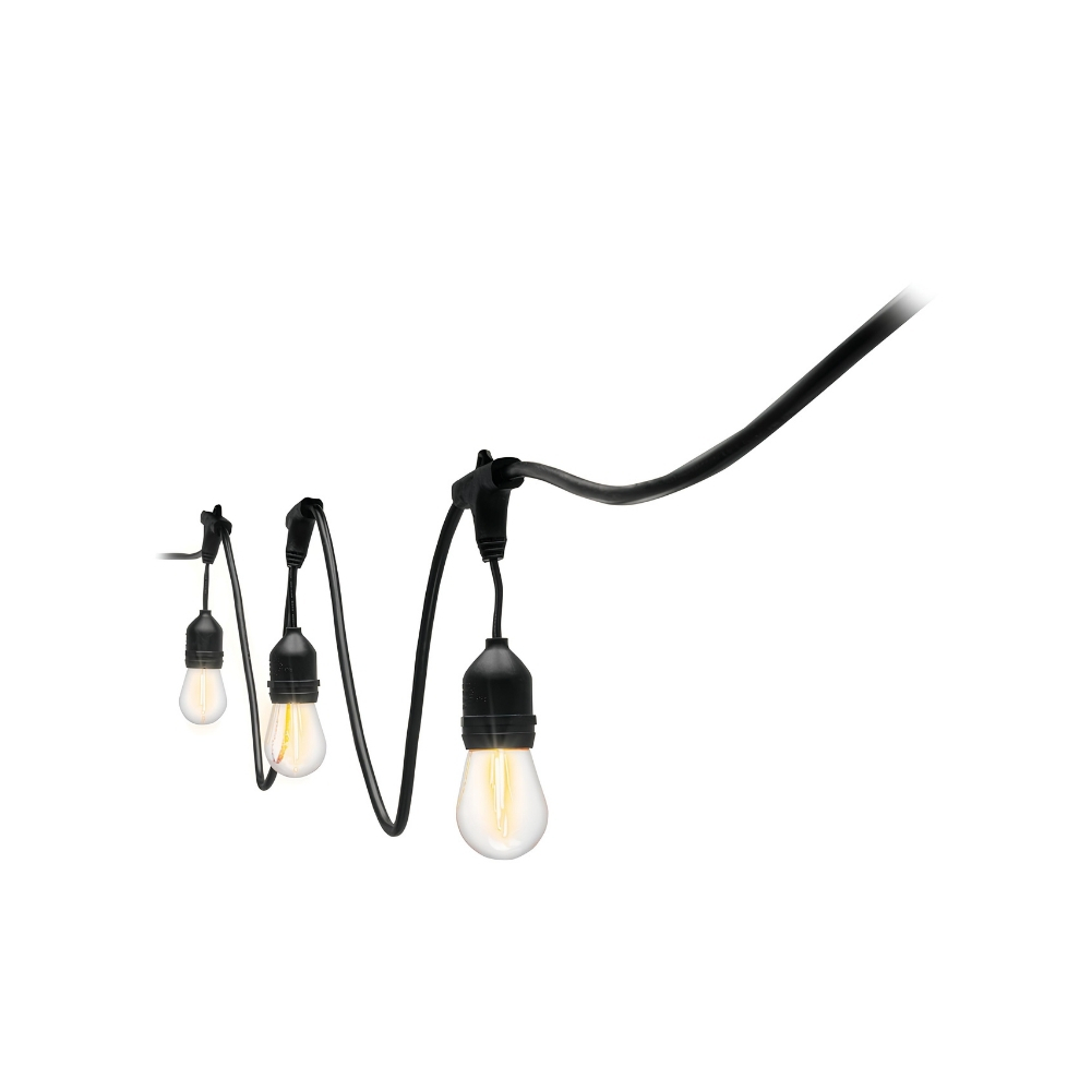 Varal de Luzes Foxlux E27 30m Decorativo Bivolt para Festas Varandas e Áreas Gou