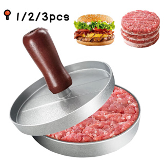 Forma Modelador De Fazer Hambúrguer /Frigideira Antiaderente 3 em 1 com Divisórias Caseiro Fácil E Rápido-Forma em Oferta na Shopee