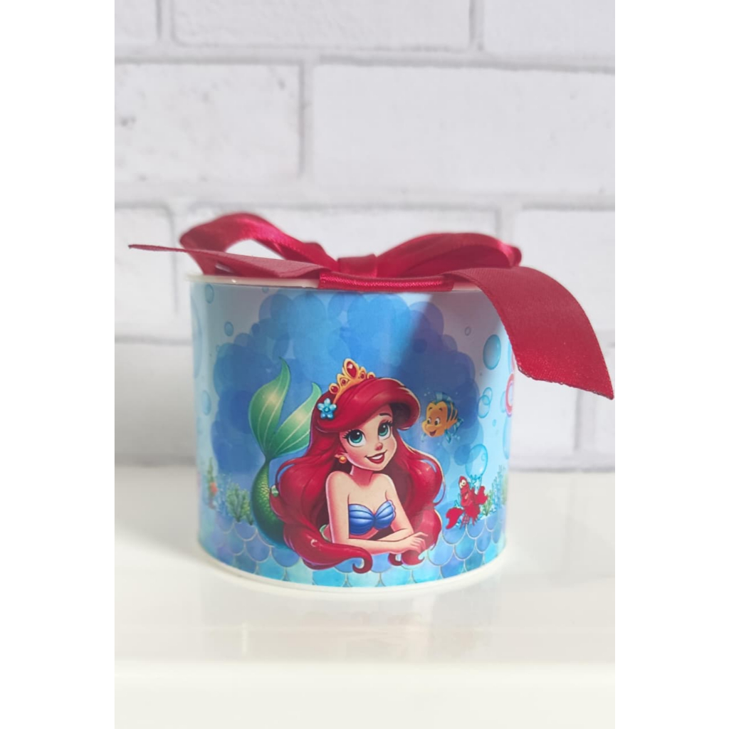 Kit Tubolatas personalizadas 5x6 - Lembrancinha de Aniversário Ariel / Diversos temas, Maternidade, Chá de bebê, Casamen