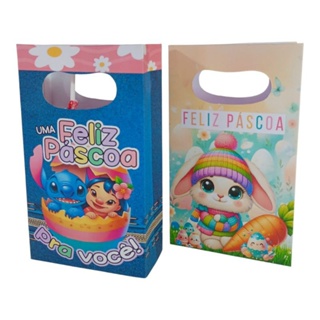 Sacolinha para Lembrancinha de Páscoa  Tamanho P em Oferta na Shopee