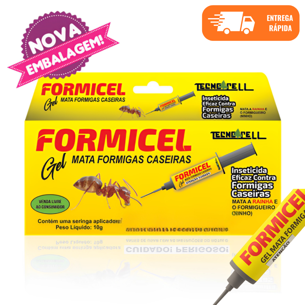 Formicel Gel Mata Formiga Doceira Remédio Poderoso Elimina Formigueiro em Oferta na Shopee