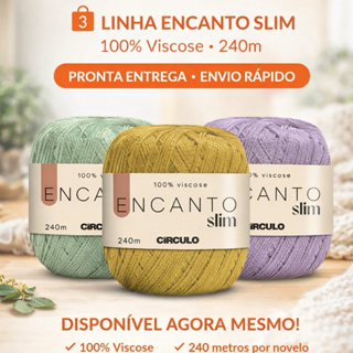Fio Encanto Slim 240m Círculo em Oferta na Shopee