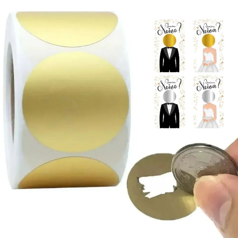 Adesivos Raspáveis Etiquetas Raspadinhas Brindes Promoções