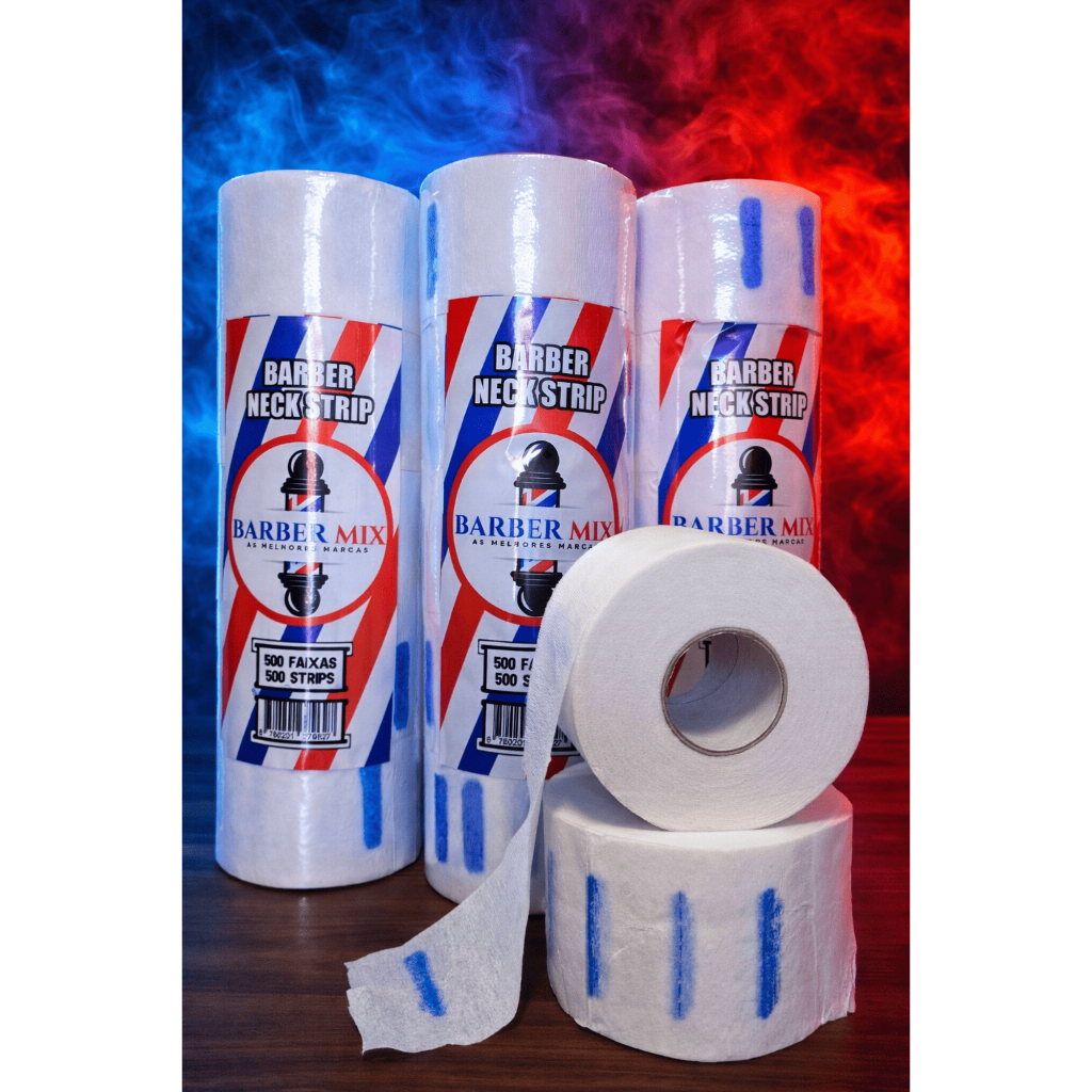 Gola higiênica Barber Mix 3 Pacotes C/ 15 Rolos | 1500 Unidades
