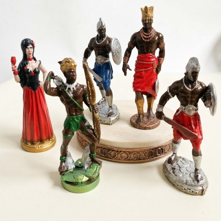 Imagem de Orixá Umbanda e Candomblé 14cm Ogum, Oxóssi, Xangô ou Pomba Gira