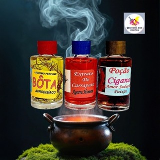 Perfumes da Bôta + Extrato de Carrapato + Poção Cigana em Oferta na Shopee