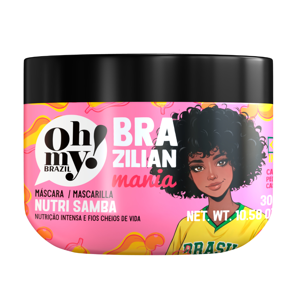 Máscara Nutri Samba Brazilian Mania 300g OhMy