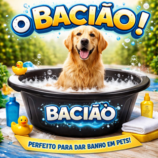 Bacia Canelada 60 Litros Plástica Redonda Grande Para Roupa Cozinha Alça Reforçada Bacião em Oferta na Shopee