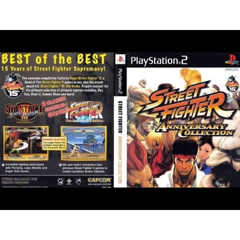 Street Fighter Anniversary Collection Ps2