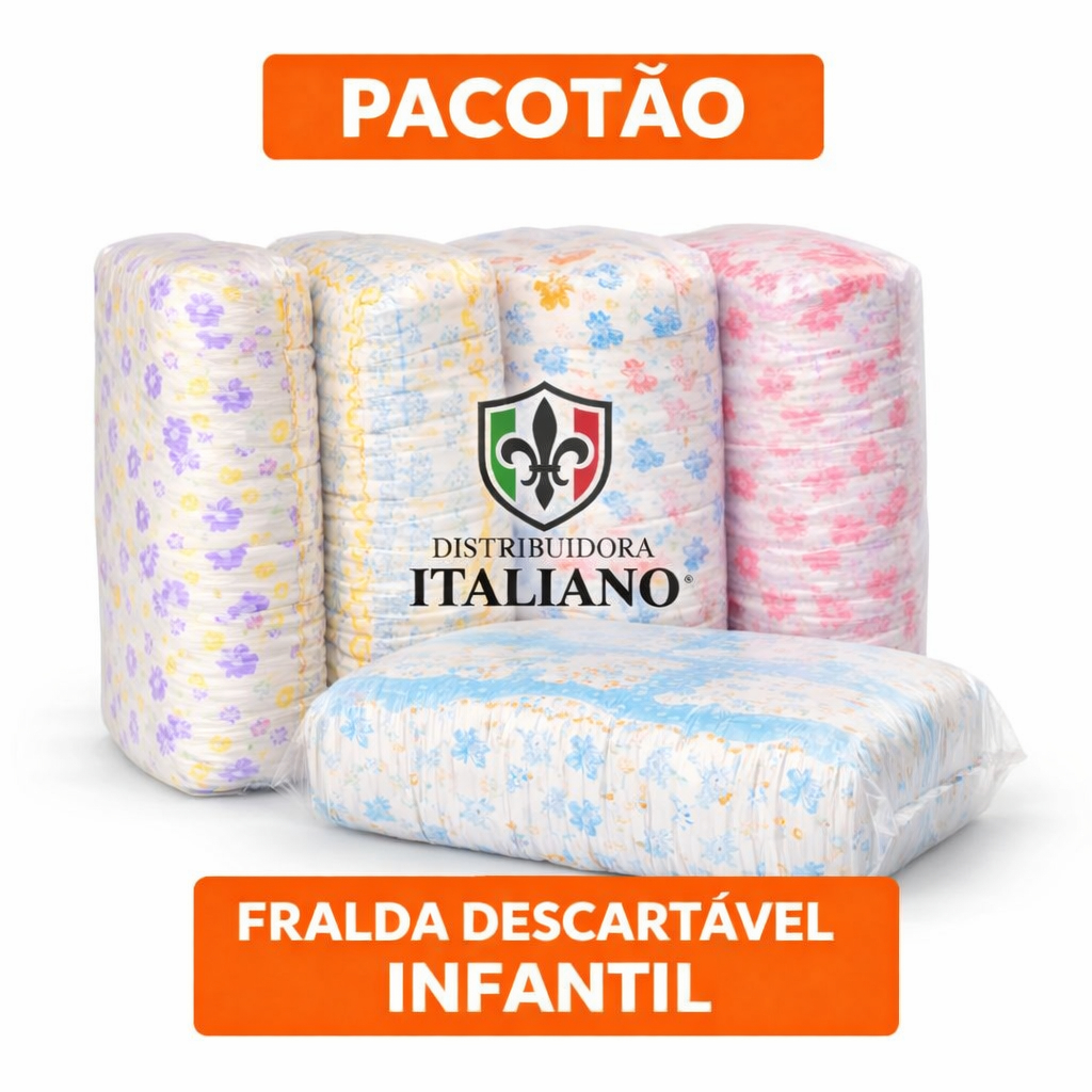 KIT COM 3 MEGA PACOTÃO FRALDAS DESCARTAVEIS HIPER BARATAS BOA QUALIDADE em Oferta na Shopee