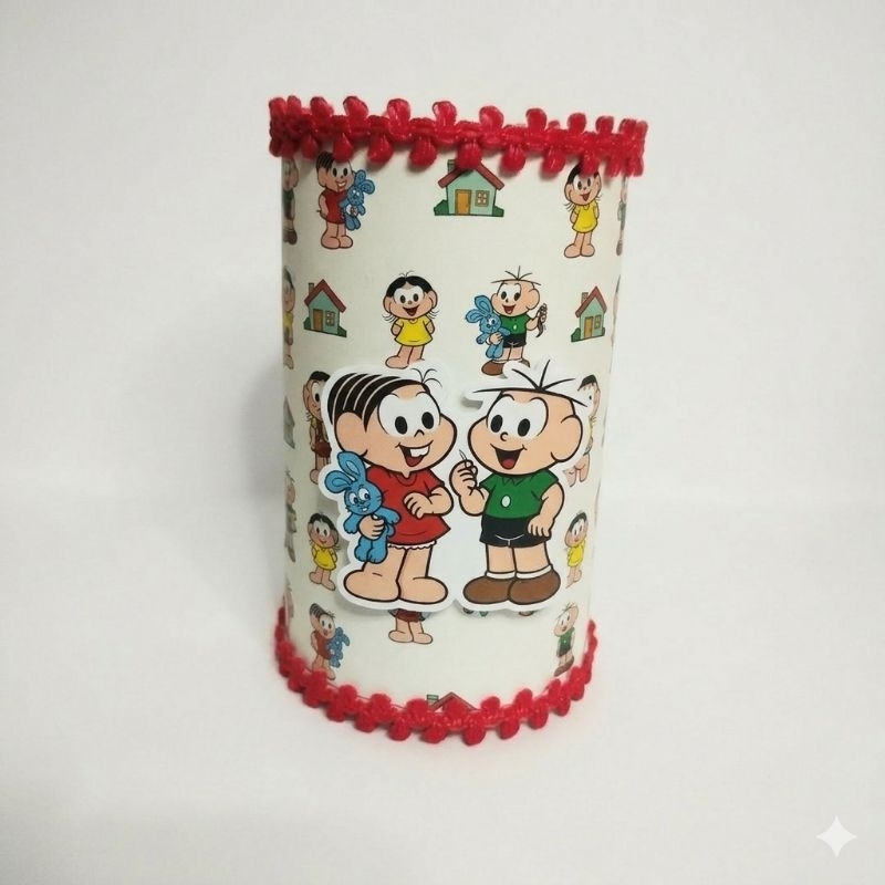 Cofrinhos Luxo Tema turma da Mônica-Personalizados para Lembrancinha de Aniversário infantil-aniversário turma da Monica