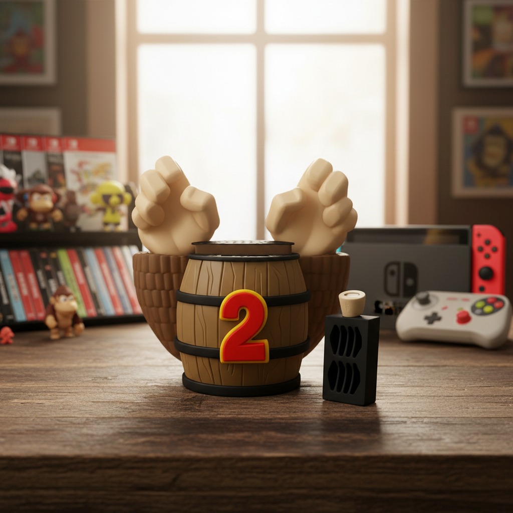 Suporte Donkey Kong para Nintendo Switch 1 e Switch 2 – Geek Gamer