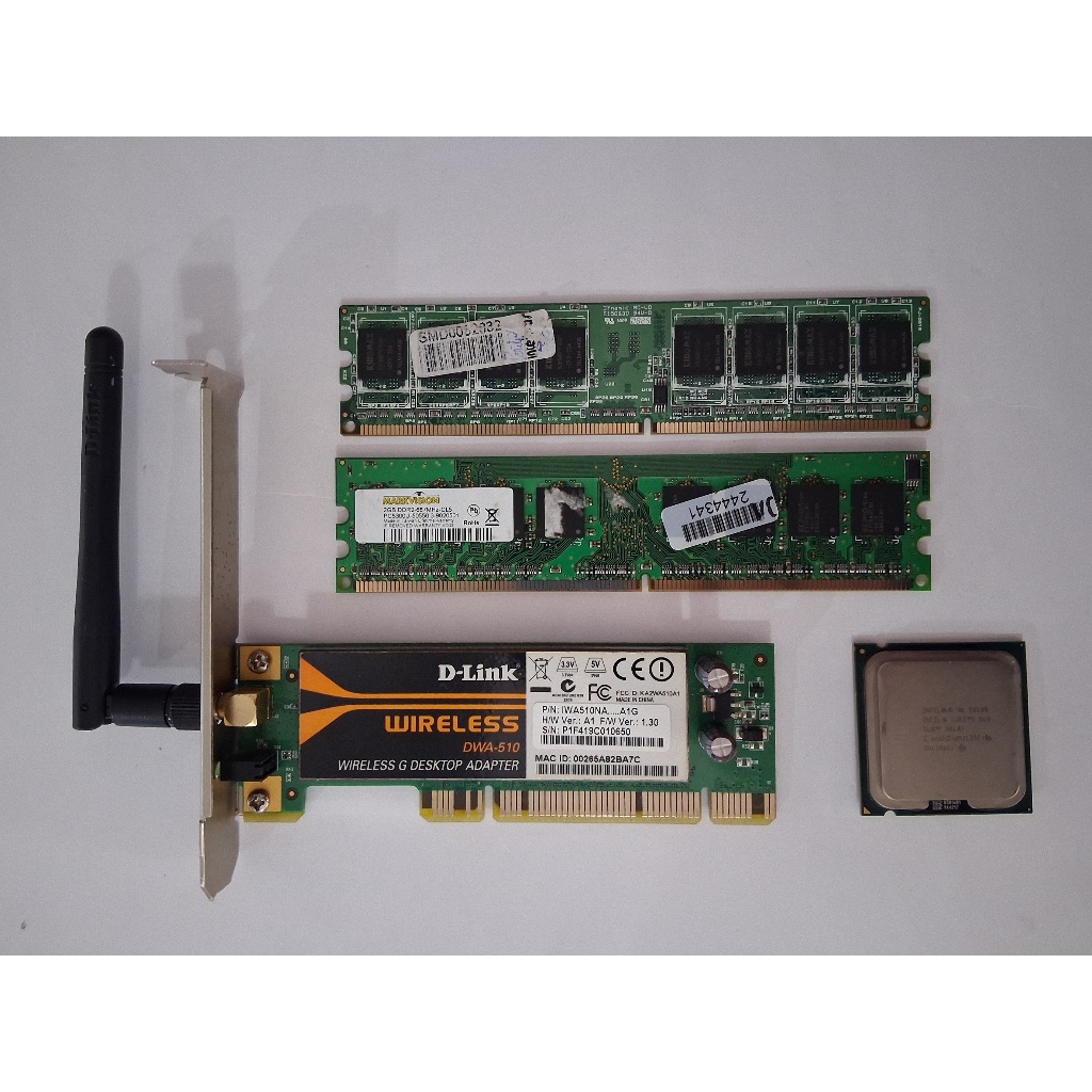 Placa Wi-Fi D-Link DWA-510 + Intel Core 2 Duo E8200 + 3GB DDR2