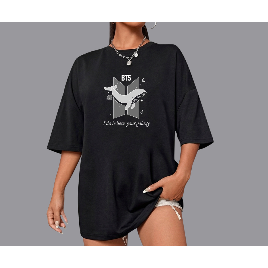 Camiseta BTS Estilosa Blusa Feminina BT21 BTS Tata Chimmy Cooky RJ Koya Shooky Mang Van Camisa