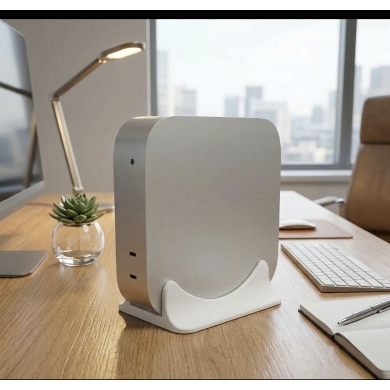 Suporte vertical para MAC mini M4 Com acesso frontal