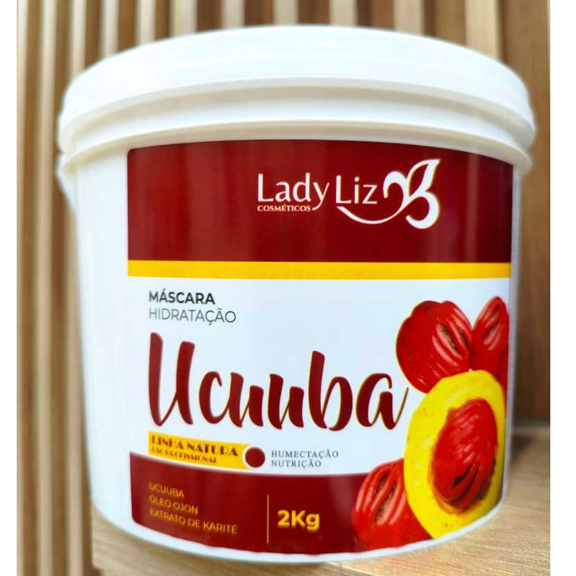 Máscara de Ucuuba Lady Liz 2kg | Hidratação, Nutrição e Reparação Lipídica em Oferta na Shopee