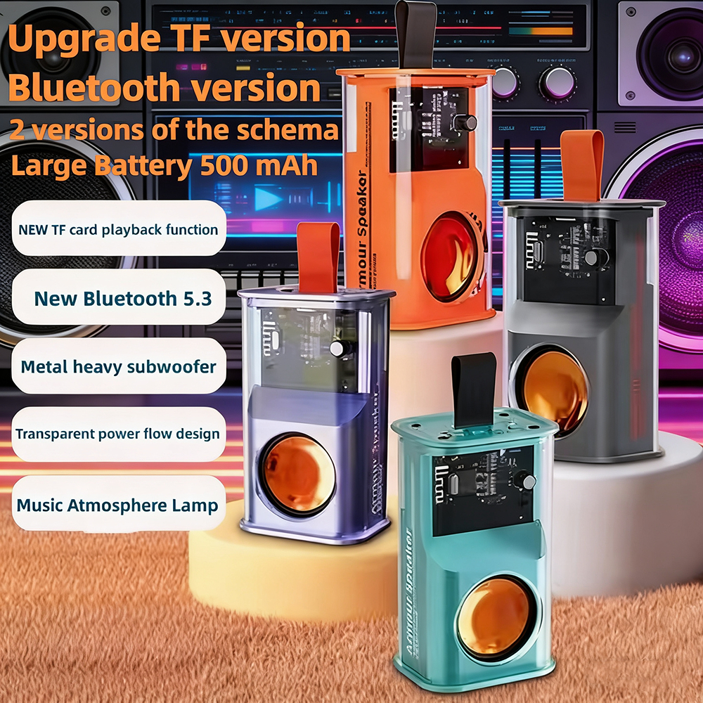 Caixinha de som bluetooth Mini Multimidia Caixa de som Portátil Speaker Amplificada Mecha legal B9
