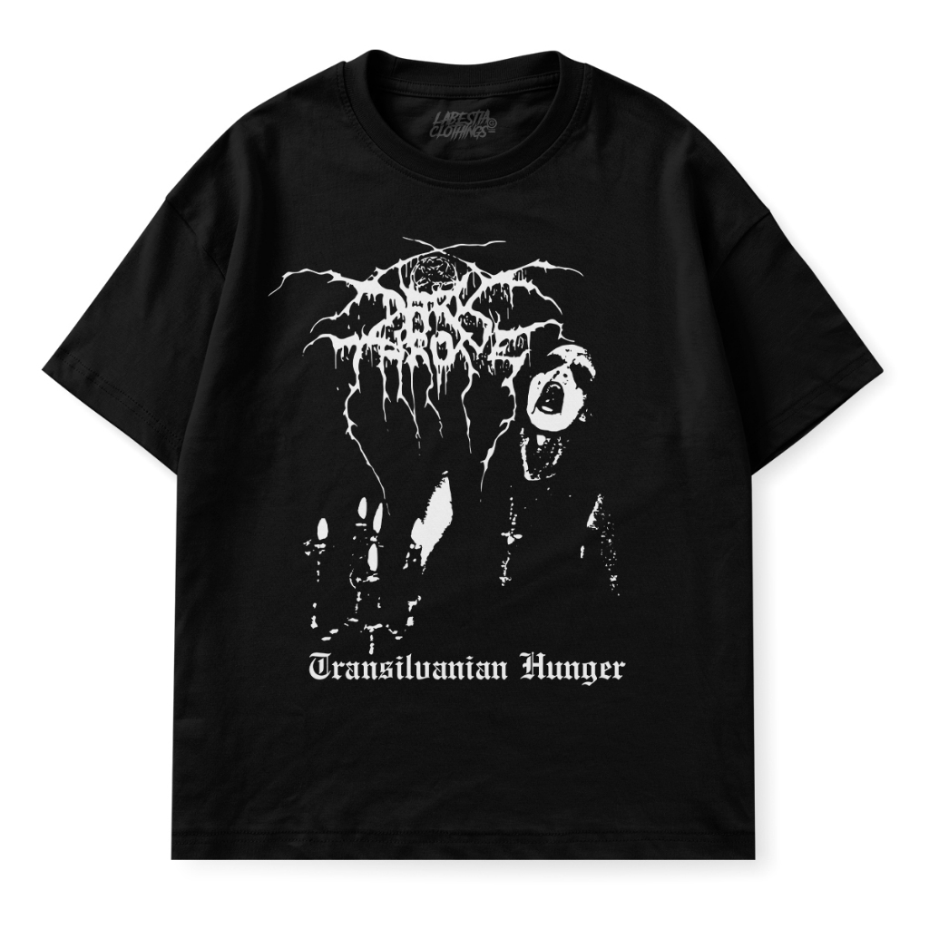 Camiseta Unissex Banda Darkthrone Transilvanian Hunger Black Metal 100% Algodão 30.1