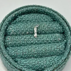 Pingente de figa prata 925 12mm