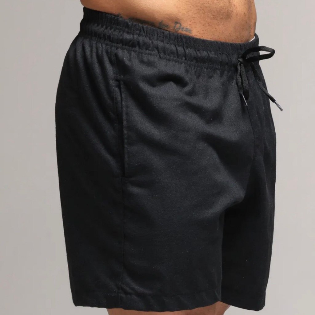 Bermuda Masculina Mauricinho em Linho em Oferta na Shopee