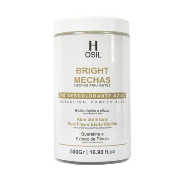 Hosil – Pó descolorante azul Bright Mechas 500g