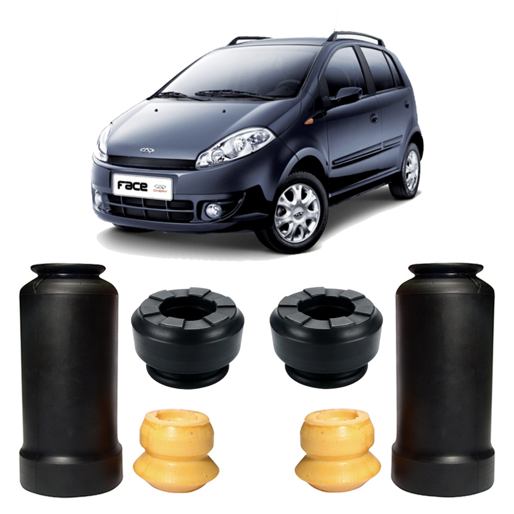 Kit Coxim Amortecedor Dianteiro Chery Face 2010 até 2015