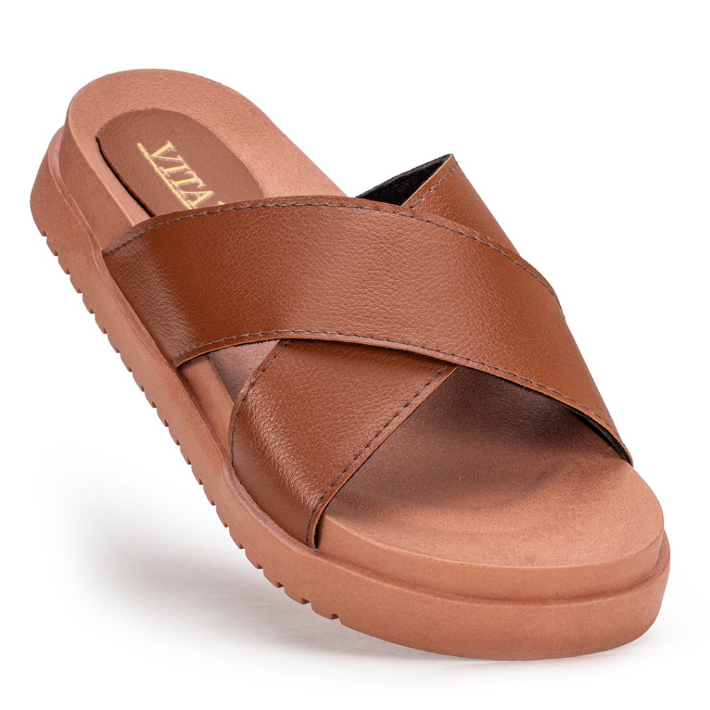 Sandália Feminina Papete Rasteira Birken Tiras em X Macia Plataforma Flatform Estilosa Leve e Confortável para o Verao