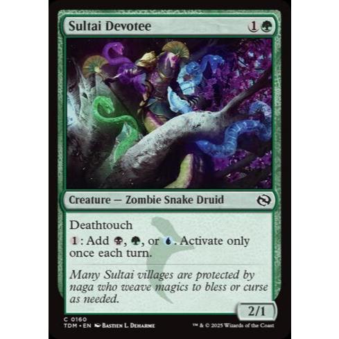 Sultai Devotee (Zumbi / Druida) - - Magic The Gathering